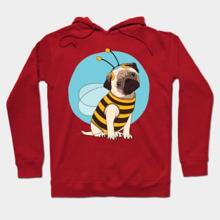 Pug Bee Hoodie